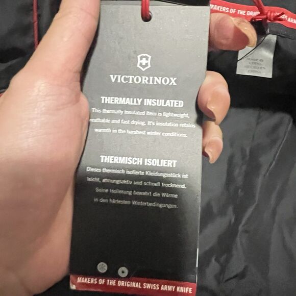 Victorinox Swiss Leiden Insulated Blazer Size 38 R Black Performance Jacket - Picture 7 of 10